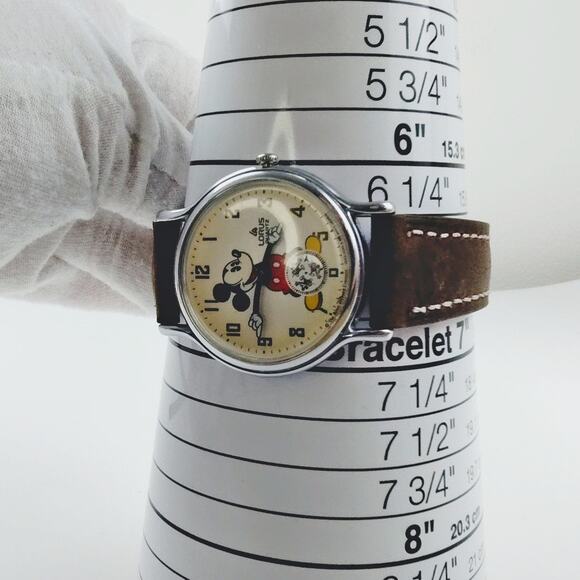 Disney Lorus Mickey Mouse VTG Compass Watch RARE H2F main image 4